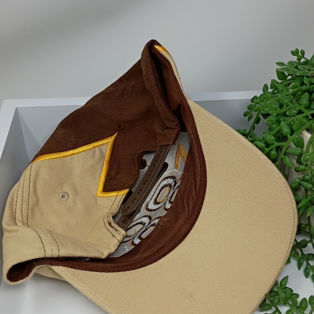 Vintage #88 Dale Jarrett, Brown and Tan Embroidered Cap - Picture 7 of 9